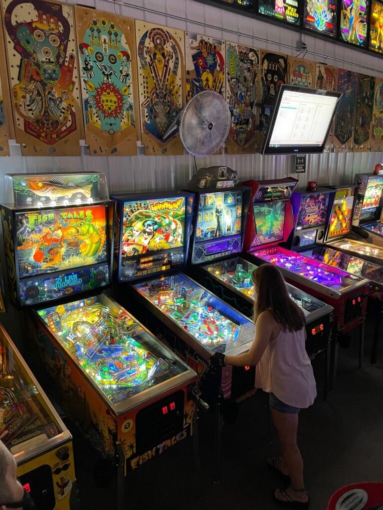 Arcade Pinball Machines Wisconsin Kassidy Milanowski Triple Flip Open