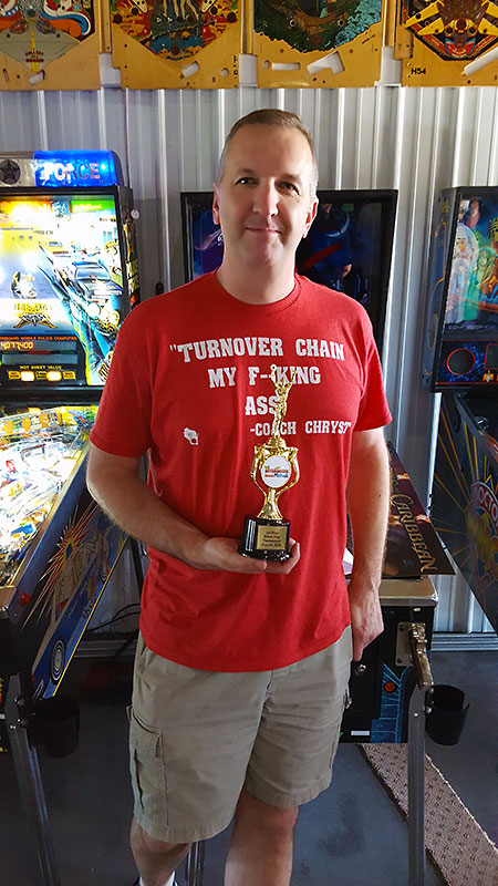 Ryan Spindler, winner of the MatchPlay Tournament on 6/23/18. 