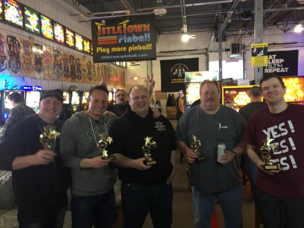 2019 March Pinball League in Green Bay, WI