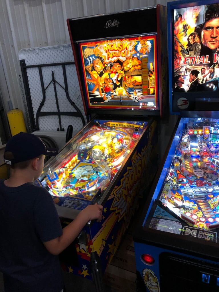 Playing Mousin Around Pinball Machine in Green Bay, WI