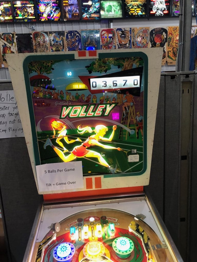 Volley Pinball Machine in Green Bay, WI