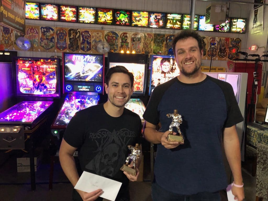 2019 Summer 2X Knockout Pinball Tournament in Green Bay, WI Winners
