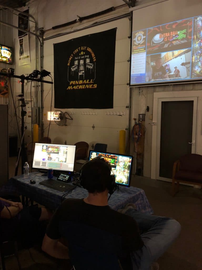 Streaming Live Pinball in Green Bay, WI