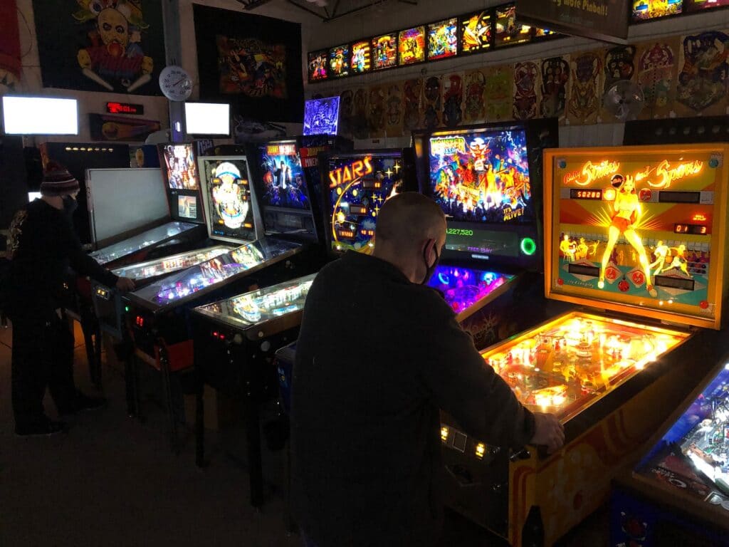 Peter Goeben Strikes & Spares Arcade Pinball Machine