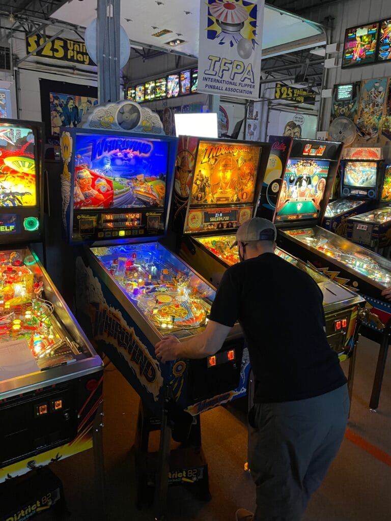 Whirlwind arcade pinball machine