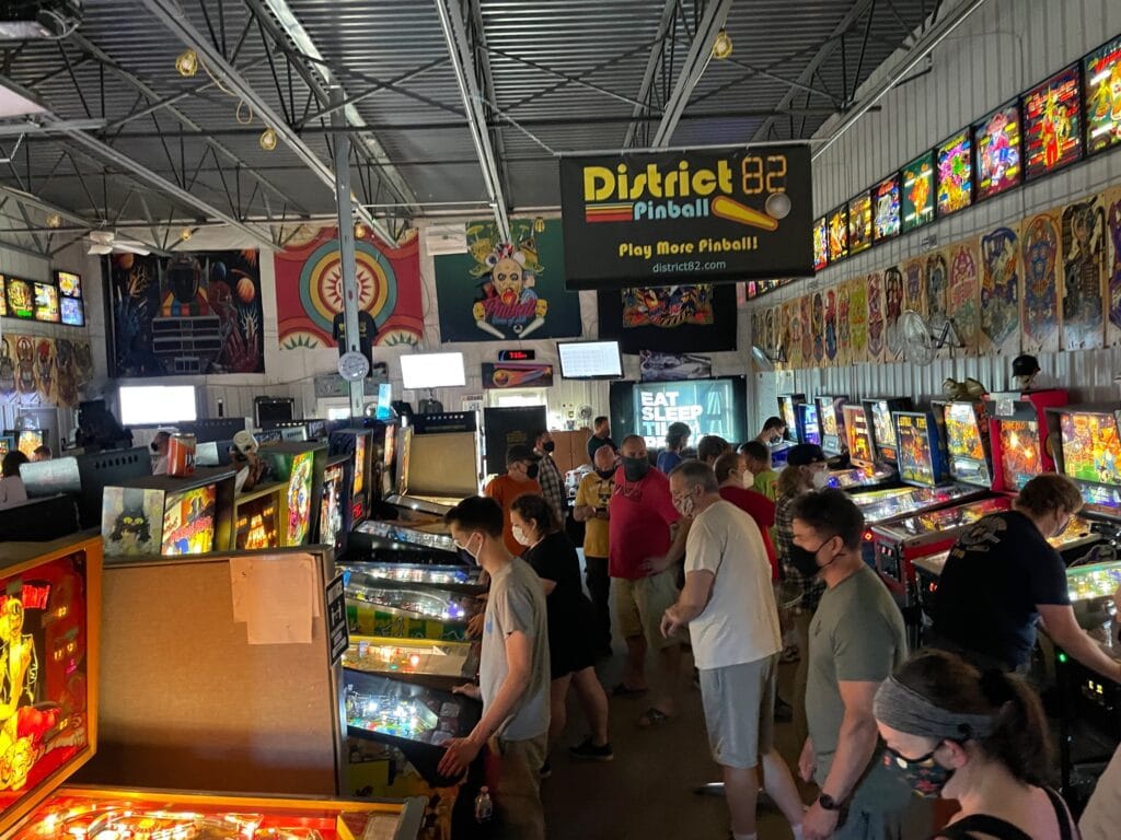 District 82 Pinball Photo in Green Bay, WI