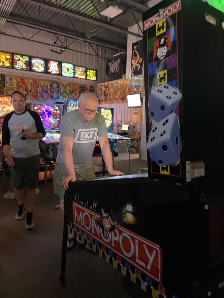 Steve Beno Monopoly Pinball Machine