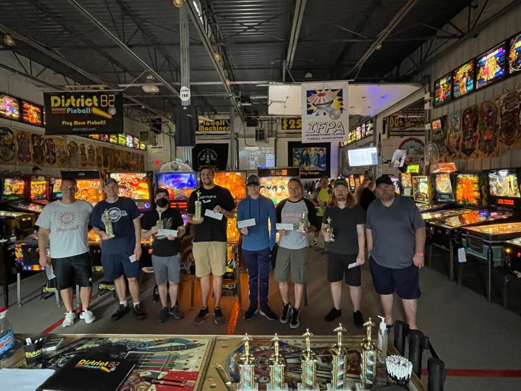 Summer 2X Pinball Tournament Winners