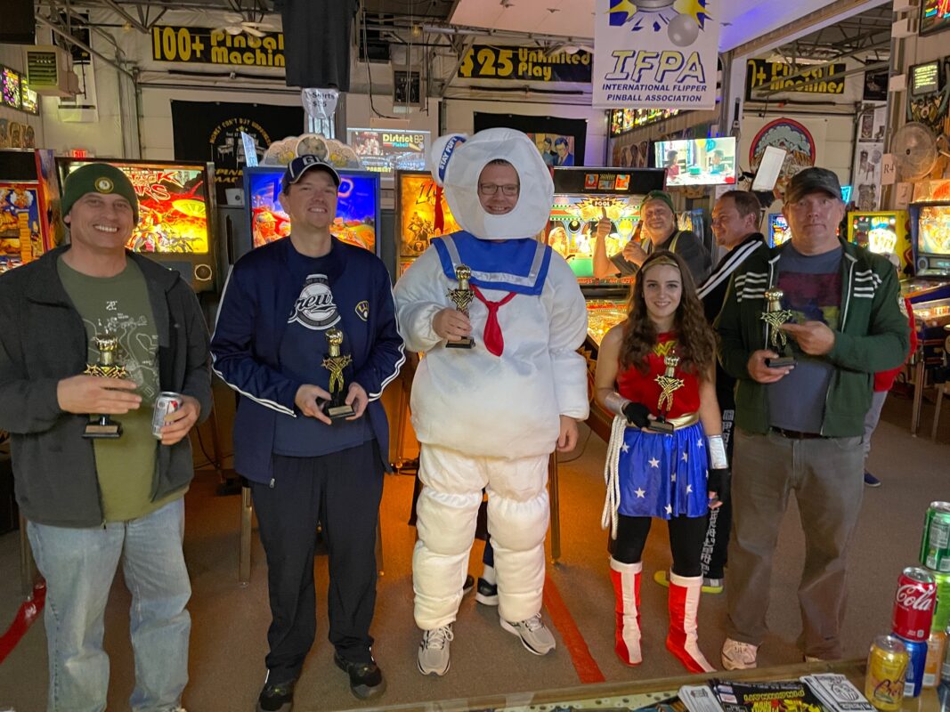 Halloween Pinball Machine League October 2021 Winners