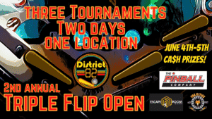 pinball tournament triple flip