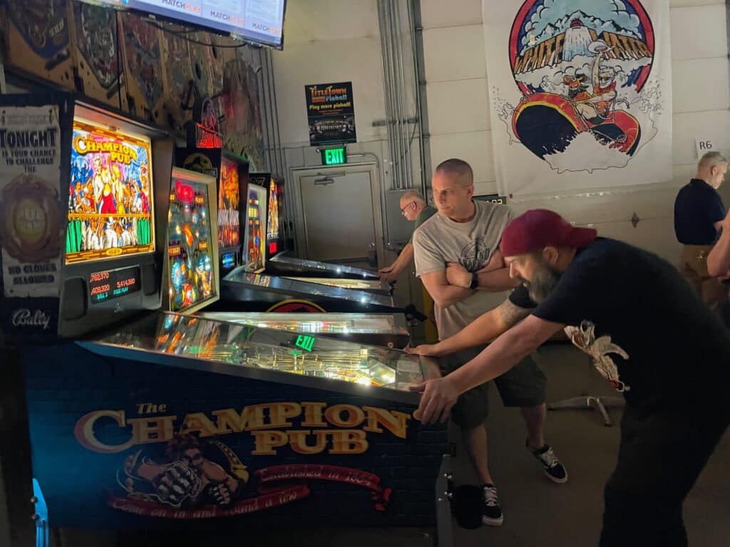 Joe DeCleene Champion Pub Pinball Machine