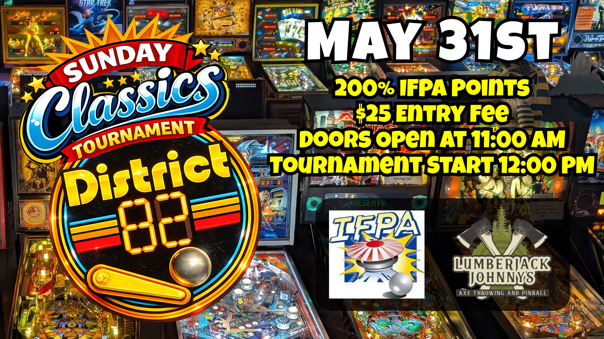 district 82 pinball tournament